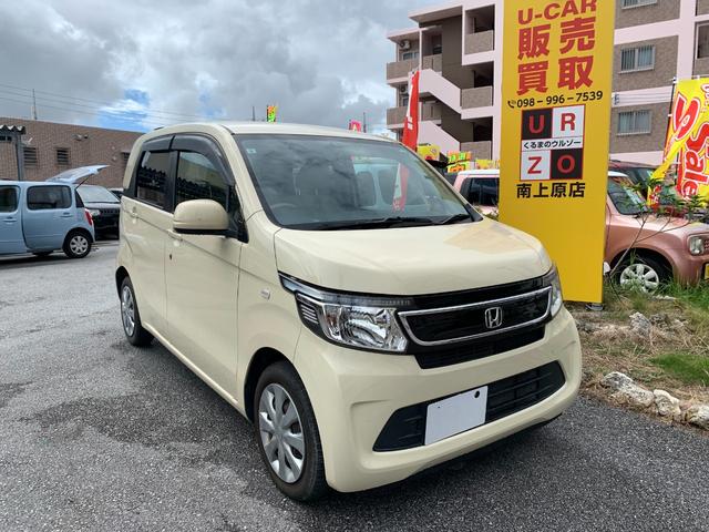 沖縄県の中古車ならＮ－ＷＧＮ Ｇ　車検２年付・ＡＵＸ付オーディオ・スマートキー・プッシュ式スタートボタン・ドアバイザー・電動格納ミラー