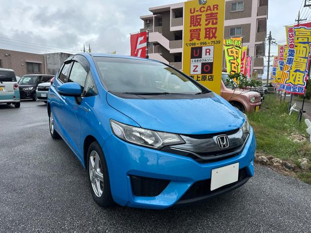 フィットハイブリッド(ホンダ) Ｆパッケージ　本土仕入　純正ＳＤナビ　ワンセグＴＶ　　バックカメラ　ＣＤ　ＤＶＤ 中古車画像