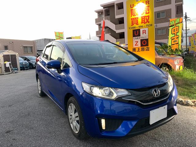 フィット(ホンダ) １５Ｘ　本土仕入・ナビ・Ｂｌｕｅｔｏｏｔｈ・バックモニター・フルセグＴＶ・ＨＤＭＩ・ハーフレザーシート・ドライブレコーダー・ドアバイザー・フォグライト 中古車画像