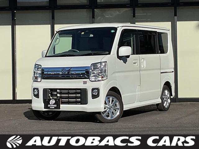 エブリイワゴン(スズキ) ＰＺターボ　※オーディオレス・ブレーキサポート・運転席シートヒーター・左側パワースライドドア・レーンアシスト・アイドリングストップ・フォグランプ・ＡＣ１００Ｖ電源・ＨＩＤヘッドライト 中古車画像