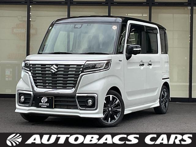 スペーシアカスタム(スズキ) ハイブリッドＸＳ　純正ナビ・ＴＶ・全方位カメラ・ヘッドアップディスプレイ・運転席シートヒーター・ブレーキサポート・レーンアシスト・クリアランスソナー・両側パワースライドドア・ＥＴＣ 中古車画像