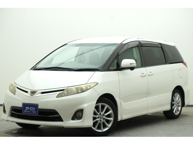 エスティマ(トヨタ) アエラス　ＥＴＣ　バックカメラ　ナビ　オートクルーズコントロール　両側スライド・片側電動　ＨＩＤ　スマートキー　３列シート　ＣＶＴ　アルミホイール　ミュージックプレイヤー接続可　盗難防止システム　衝突安全ボディ 中古車画像