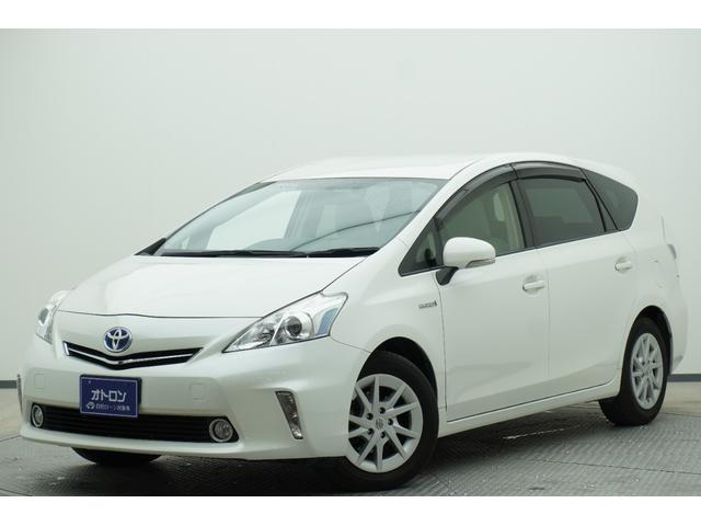 プリウスアルファ(トヨタ) Ｓ　ＥＴＣ　バックカメラ　ナビ　ＴＶ　アルミホイール　オートライト　スマートキー　電動格納ミラー　３列シート　ＣＶＴ　盗難防止システム　衝突安全ボディ　ＡＢＳ　ＣＤ　ＤＶＤ再生　Ｂｌｕｅｔｏｏｔｈ 中古車画像