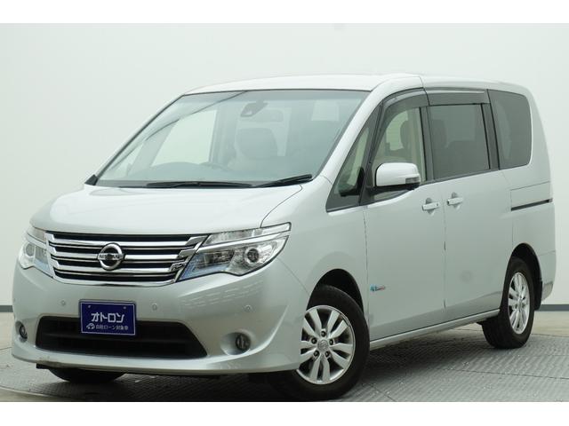 セレナ(日産) ２０Ｇ　Ｓ−ハイブリッド　ＥＴＣ　全周囲カメラ　ナビ　クリアランスソナー　オートクルーズコントロール　衝突被害軽減システム　両側電動スライドドア　スマートキー　電動格納ミラー　３列シート　ウォークスルー　ＣＶＴ　アルミホイール 中古車画像