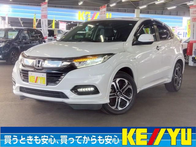 ハイブリッドＺホンダセンシング４ＷＤ■広島仕入【純正８型ナビ　・後期型・衝突軽減・前後ドラレコ・追従クルコン・ヒーター付きハーフレザー】ＬＥＤオートライト／ワイパーデアイサー／ブレーキホールド／フォグ／リアスポ／ＢＴ／ＨＤＭＩ／ＥＴＣ／Ｂカメラ／純正１７ＡＷ／