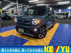ハスラー ハイブリッドXターボ 4WD■法人1オーナー■禁煙【メーカー OP9型ナビ・全方位カメラ・衝突軽減ブレーキ・レーンアシスト・シートヒーター】フルセグ/Bluetooth/LEDオートライト/フォグ/ヒルアシスト/純正アルミ/追従クルコン/パドルシフト/取説有 中古車画像