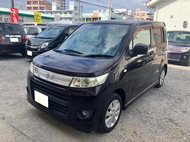 沖縄県の中古車ならワゴンＲスティングレー Ｘ　スマートキー　プッシュスタート　ディスチャージヘッドライト　社外オーディオ　地デジ　バックカメラ　純正アルミ
