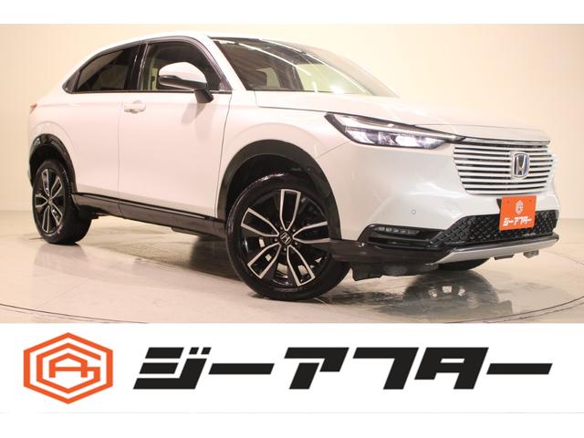 ヴェゼル(ホンダ) e:HEV Z 禁煙車 レンタアップ KENWOODナビ バックカメラ レーダークルーズコントロール 電動リアゲート パドルシフト 温熱黒半革シート ステアリングヒーター LEDヘッドライト ETC 衝突軽減ブレーキ 中古車画像