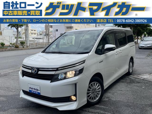 沖縄の中古車 トヨタ ヴォクシー 支払総額 166.8万円 リ済込 2014(平成26)年 15.6万km ホワイトパールクリスタルシャイン