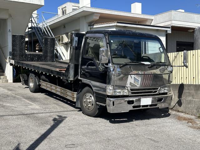 沖縄県の中古車ならエルフトラック 超ロングフルフラットロー