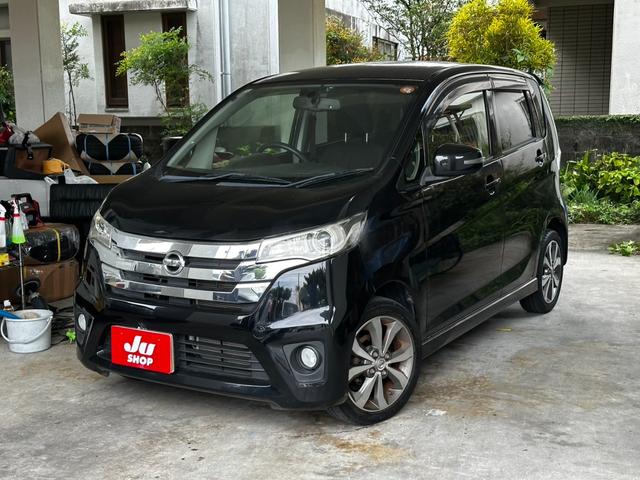 デイズ(日産) ハイウェイスター　Ｇ　アラウンドビューモニター　ナビ　ＴＶ　Ｂｌｕｅｔｏｏｔｈ　バックカメラ　純正アルミ　ＨＩＤライト　フォグランプ　スマートキー　プッシュスタート　無事故車　車検付きＲ９／５　アイドリングストップ 中古車画像