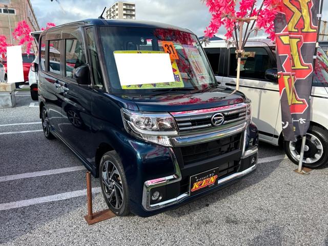 沖縄県の中古車ならタント カスタムＲＳ　トップエディションＶＳ　ＳＡＩＩＩ　ナビ．ＴＶ．ＣＤ．ＤＶＤ．Ｂｌｕｅｔｏｏｔｈ．ＥＴＣ．バックカメラ．両側パワースライドドア．本土中古車．アルミ．ホイール．安全装備