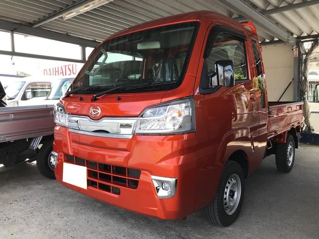 沖縄の中古車 ダイハツ ハイゼットトラック 車両価格 ASK リ済込 2021(令和3)年 8km オレンジＭ