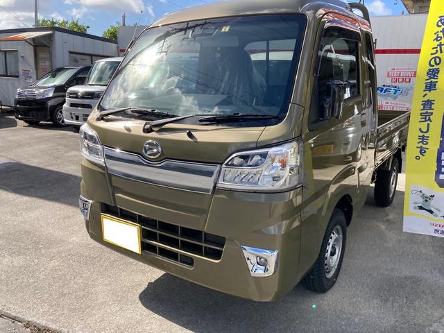沖縄の中古車 ダイハツ ハイゼットトラック 車両価格 ASK リ済込 2021(令和3)年 9km グリーンＭ