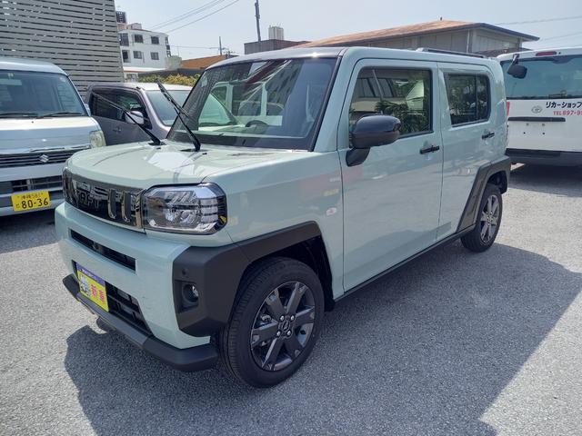 沖縄の中古車 ダイハツ タフト 支払総額 169万円 リ済込 2023(令和5)年 5km セラミックグリーンメタリック