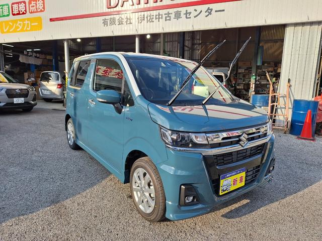 沖縄県宜野湾市の中古車ならワゴンＲカスタムＺ ハイブリッドＺＸ　新色デニムブルー