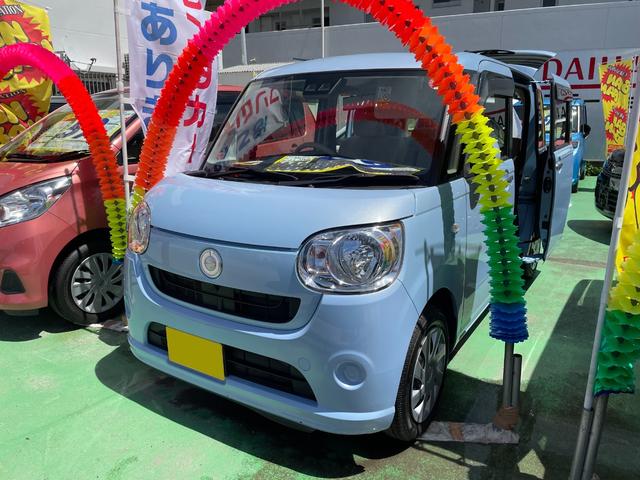 沖縄県の中古車ならムーヴキャンバス Ｌ　ＳＡＩＩＩ　ワンセグナビ　アイドリングストップ