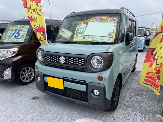 沖縄県豊見城市の中古車ならスペーシアギア ハイブリッドＸＺ　フルセグナビ　ブルートゥース　バックモニター　両側パワースライドドア