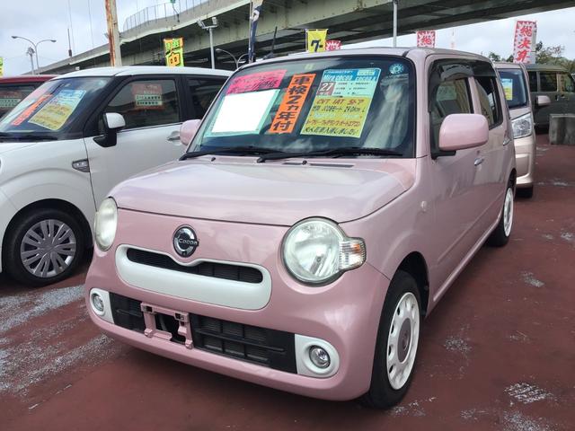 沖縄県の中古車ならミラココア ココアＸ　純正ＣＤ／ラジオ　キーフリー　アイドリングストップ　オートエアコン