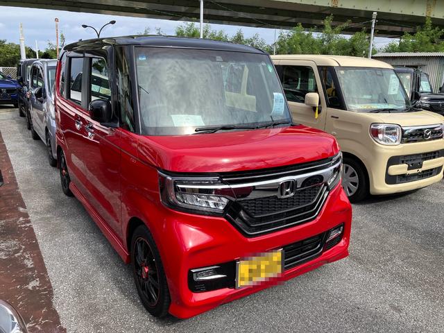 N−BOXカスタム(ホンダ) G・Lホンダセンシング Bluetooth音楽 地デジTV SDナビゲーション 電動格納ドアミラー オートLED 助手席エアバッグ 車線逸脱警報装置 キーレス アイドリングST セキュリティーアラーム スマ−トキ− ナビTV 中古車画像