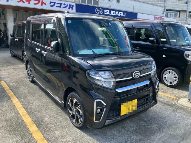 タント(ダイハツ) カスタムX 衝突軽減ブレーキ リアコーナーセンサー 車線逸脱防止 Bluetoothオーディオ アイドリングストップ機能 ナビTV 盗難警報装置 フルフラット LED ETC キーレスエントリー オートLED 中古車画像