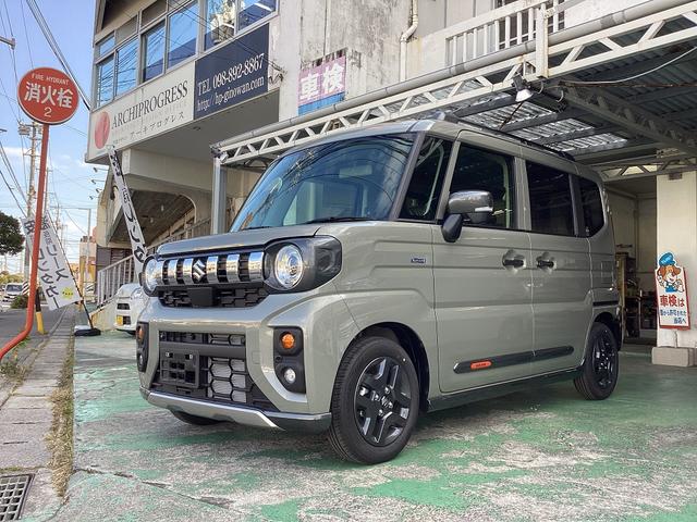 沖縄県の中古車ならスペーシアギア ハイブリッドＸＺ　カーリース専用車　ハイブリッドＸＺ　全方位モニター＆ナビ