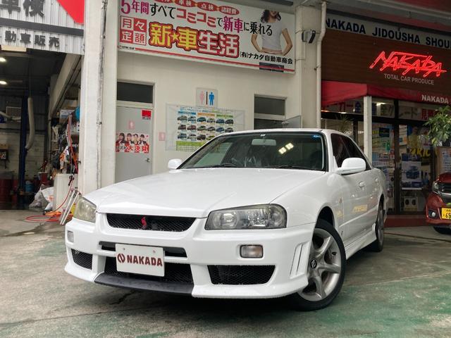 沖縄の中古車 日産 スカイライン 車両価格 ASK リ済別 2000(平成12)年 11.6万km ホワイト