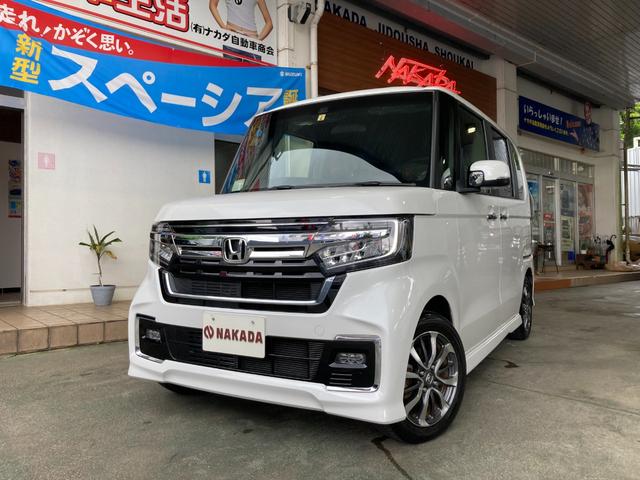 沖縄の中古車 ホンダ Ｎ－ＢＯＸカスタム 支払総額 173.6万円 リ済込 2022(令和4)年 1.2万km パール