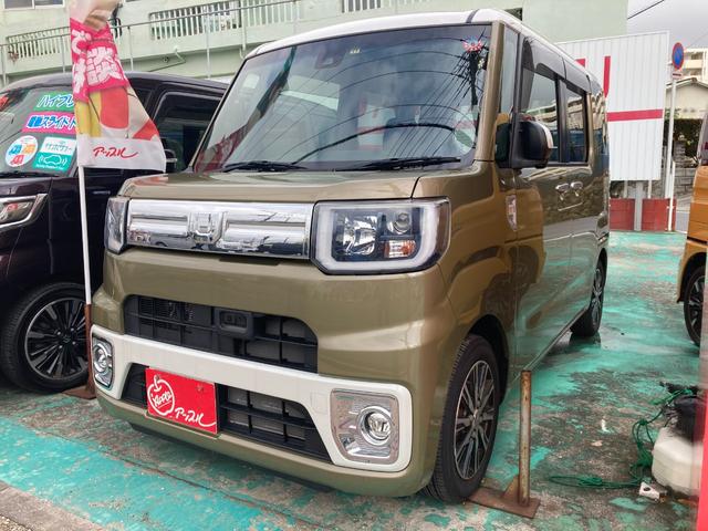 沖縄県の中古車ならウェイク ＧターボＳＡＩＩ　衝突軽減ブレーキ　両側電動スライドドア　ＬＥＤヘッドライト　バックカメラ　コーナーセンサー