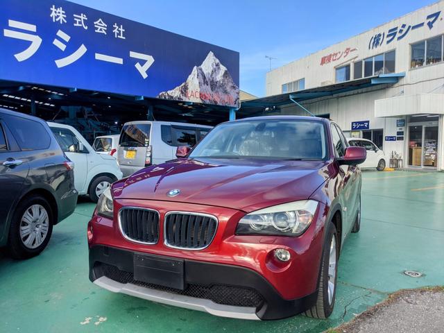 中頭郡西原町 ラシーマ ＢＭＷ Ｘ１ ｓＤｒｉｖｅ　１８ｉ　純正ナビ レッド 10.7万km 2011(平成23)年