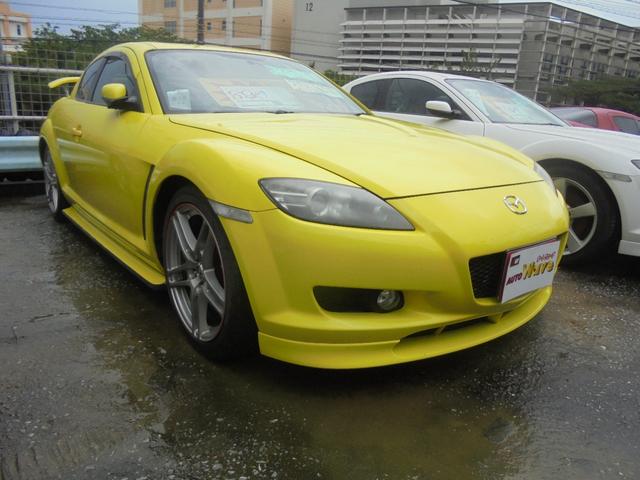 沖縄県の中古車ならＲＸ－８ タイプＳ　６速ＭＴエアロバージョン・マツダスピードマフラー・１８アルミ