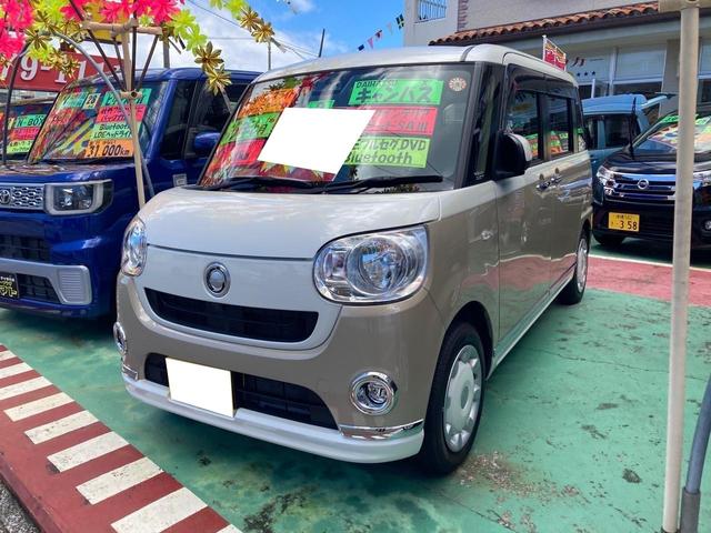 沖縄の中古車 ダイハツ ムーヴキャンバス 車両価格 157万円 リ済込 2020(令和2)年 0.9万km ベージュＩＩ
