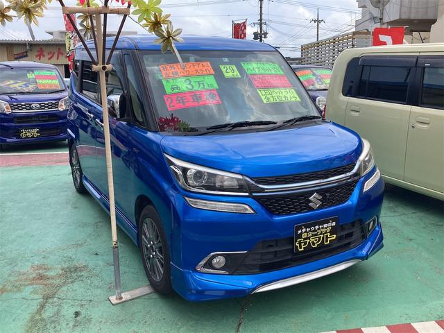 沖縄県の中古車ならソリオバンディット ハイブリッドＳＶ　社外フルセグナビ　全方位カメラ　左側パワースライドドア　プッシュスタート　スマートキー　アイドリングストップ