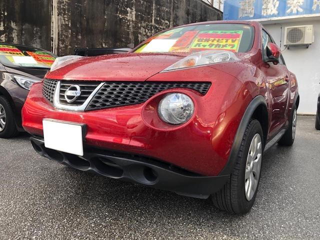 沖縄の中古車 日産 ジューク 車両価格 86万円 リ済別 2013(平成25)年 7.9万km ラディアントレッドＰＭ