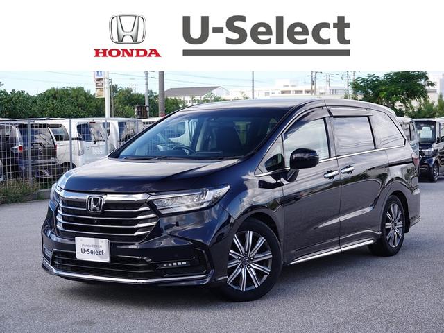 オデッセイ(ホンダ) アブソルート　純正ナビ　スマートキー、ＥＴＣ、後席モニター、リアカメラ、カーナビ、オーディオＣＤ、ＴＶ、フロアマット、ドアバイザー、マットガード、ワンオーナー車、両側スライドドア、防錆済　アラウンドビューモニター 中古車画像