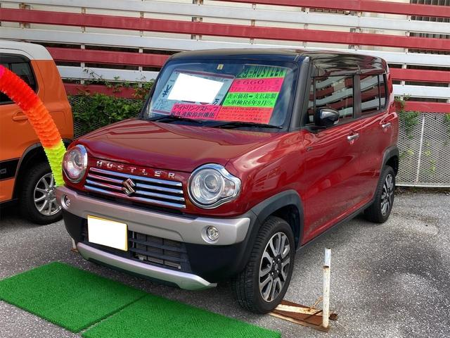 沖縄県の中古車ならハスラー ＪスタイルＩＩターボ　スマートキー　ベンチシート　緊急ブレーキサポート　アルミホイール　アイドリングストップ