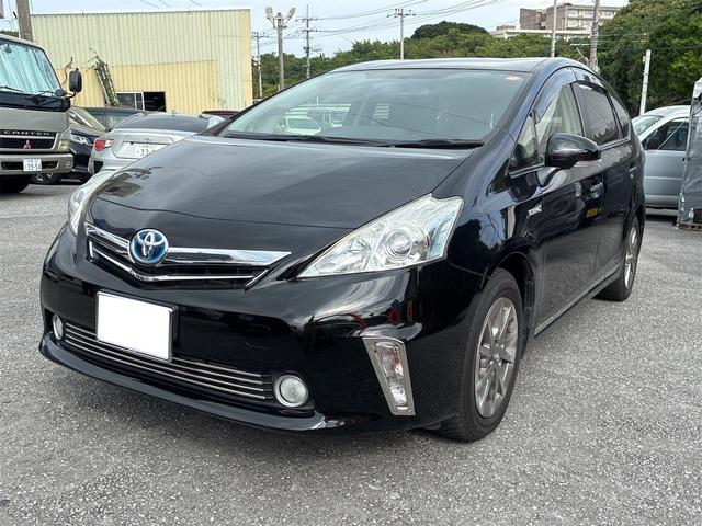 プリウスアルファ(トヨタ) Ｓ　タイヤ４本交換　ナビ　ＴＶ　バックモニター　ＥＴＣ　スマートキー　純正アルミホイール 中古車画像