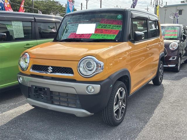 沖縄県中頭郡西原町の中古車ならハスラー Ｘ　純正ナビ　ＴＶ　デュアルカメラブレーキサポート　シートヒーター　純正アルミホイール　ＥＴＣ　アイドリングストップ　スマートキー　衝突被害軽減システム