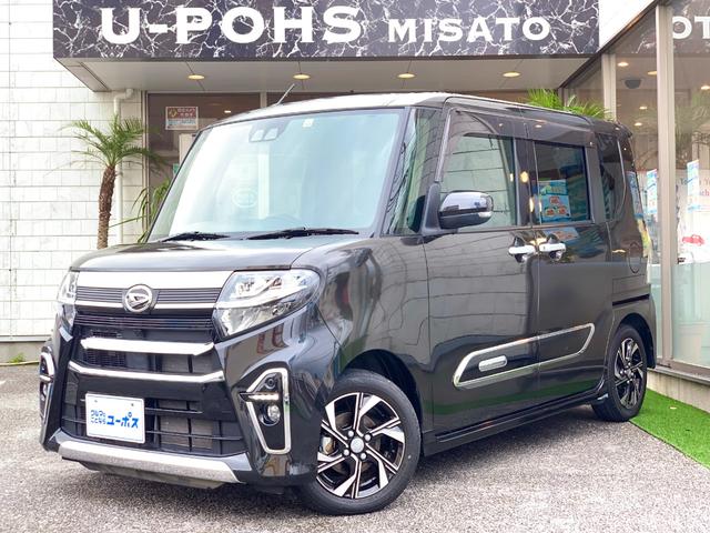 沖縄の中古車 ダイハツ タント 支払総額 148.6万円 リ済込 2021(令和3)年 1.2万km ブラックマイカメタリック