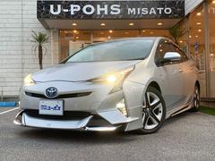 トヨタ　プリウス　Ａツーリングセレクション　ＯＰ５年保証対象車　トヨタセーフティーセンス　フルエアロ