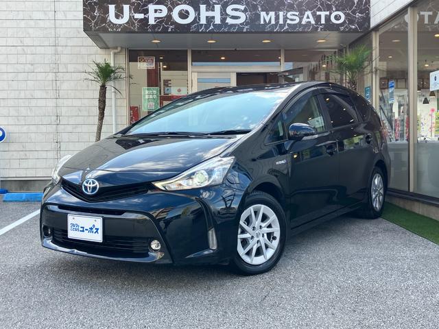 プリウスアルファ(トヨタ) Ｓ　ＯＰ１年保証対象車　トヨタ純正ナビ　バックカメラ　フルセグＴＶ【キャンセラー付き】　ビルトインＥＴＣ　ステアリングスイッチ　フォグランプ　電動格納ミラー　オートライト　プッシュスタート 中古車画像