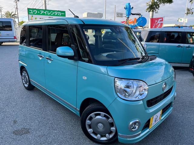 沖縄の中古車 ダイハツ ムーヴキャンバス 支払総額 73万円 リ済込 2018(平成30)年 9.0万km ファインミントメタリック