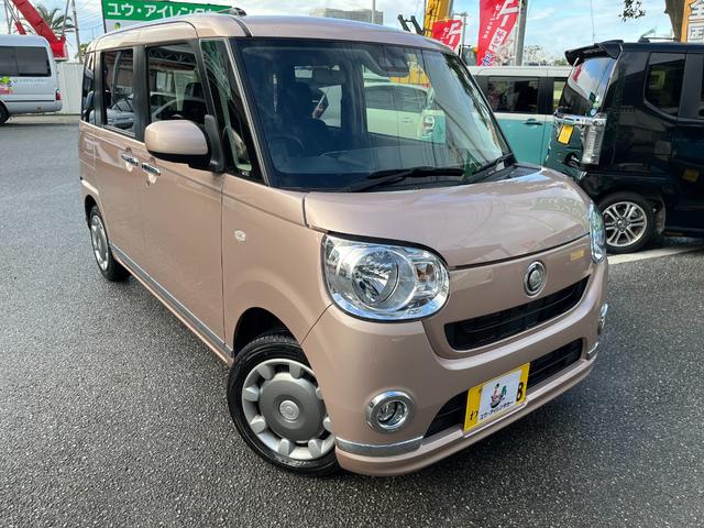 沖縄の中古車 ダイハツ ムーヴキャンバス 支払総額 73万円 リ済込 2018(平成30)年 9.0万km ライトローズマイカメタリックＩＩ