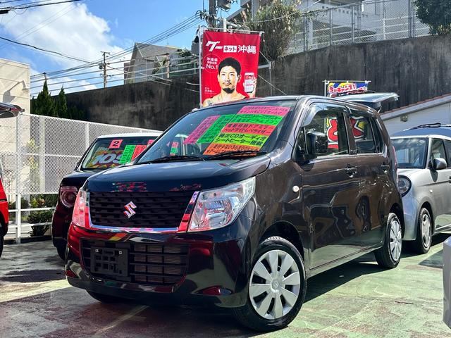 沖縄県の中古車ならワゴンＲ ＦＸ　☆走行３６８００ｋｍ☆後期型　エネチャージ搭載　キーレスエントリー　電動格納ドアミラー　オートエアコン　シートヒーター　ヘッドライトレベライザー　アームレスト付きベンチシート