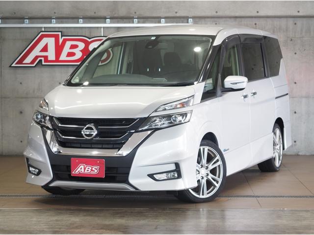 沖縄県の中古車ならセレナ ハイウェイスター　買取直販　左パワースライド　ＬＥＤヘッド　社外１８インチ　ＳＤナビ　Ｂカメラ　フルセグＴＶ　ＤＶＤ　ＢＴオーディオ　Ｐスタート