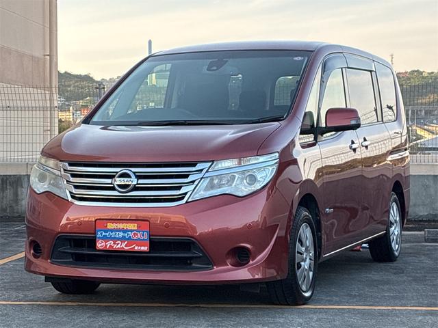 沖縄県の中古車ならセレナ ２０Ｘ　Ｖセレクション＋セーフティ　Ｓ－ハイブリッド　★修復歴無し★　アラウンドビューモニター　前後誤発進抑制機能　エマージェンシーブレーキ　レーンアシスト　純正ナビ　フルセグＴＶ　ＤＶＤ再生　Ｂｕｌｕｅｔｏｏｔｈオーディオ　両側パワースライドドア