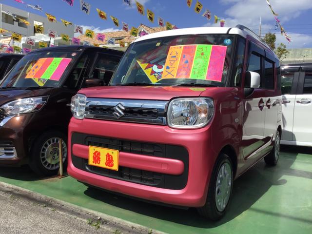 沖縄県うるま市の中古車ならスペーシア ハイブリッドＸ　ツートンルーフキャリア　両側パワースライドドア　イクリプスナビ　フルセグ　Ｂｌｕｅｔｏｏｔｈ　ＤＶＤ　バックモニター　ドライブレコーダー