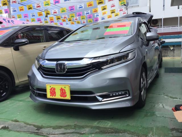 沖縄県の中古車ならシャトル ハイブリッドＸ　ホンダセンシング　ホンダ純正ワイドナビ　フルセグ　Ｂｌｕｅｔｏｏｔｈ　ＤＶＤ　バックモニター　ヘッドライト　ＬＥＤ　フォグランプ　ＬＥＤ　ハーフレザーシート　前後ドライブレコーダー