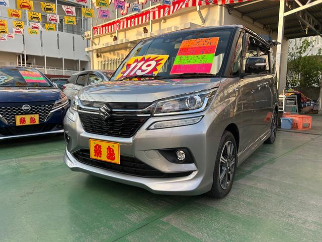 ソリオバンディット(スズキ) ハイブリッドＭＶ　スズキ純正ワイドナビ　フルセグ　Ｂｌｕｅｔｏｏｔｈ　ＤＶＤ　全方位モニター　スズキ純正アルミホイール　ヘッドライト　フォグランプＬＥＤ　　ドライブレコーダー 中古車画像