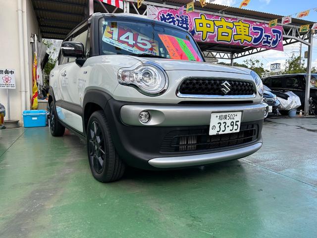 沖縄県の中古車ならクロスビー ハイブリッドＭＺ　カロッチェリアナビ　フルセグ　Ｂｌｕｅｔｏｏｔｈ　ＤＶＤ　バックモニター　ヘッドライトＬＥＤ　フォグランプＬＥＤ　純正アルミホイール　ドライブレコーダー　コーナーセンサー